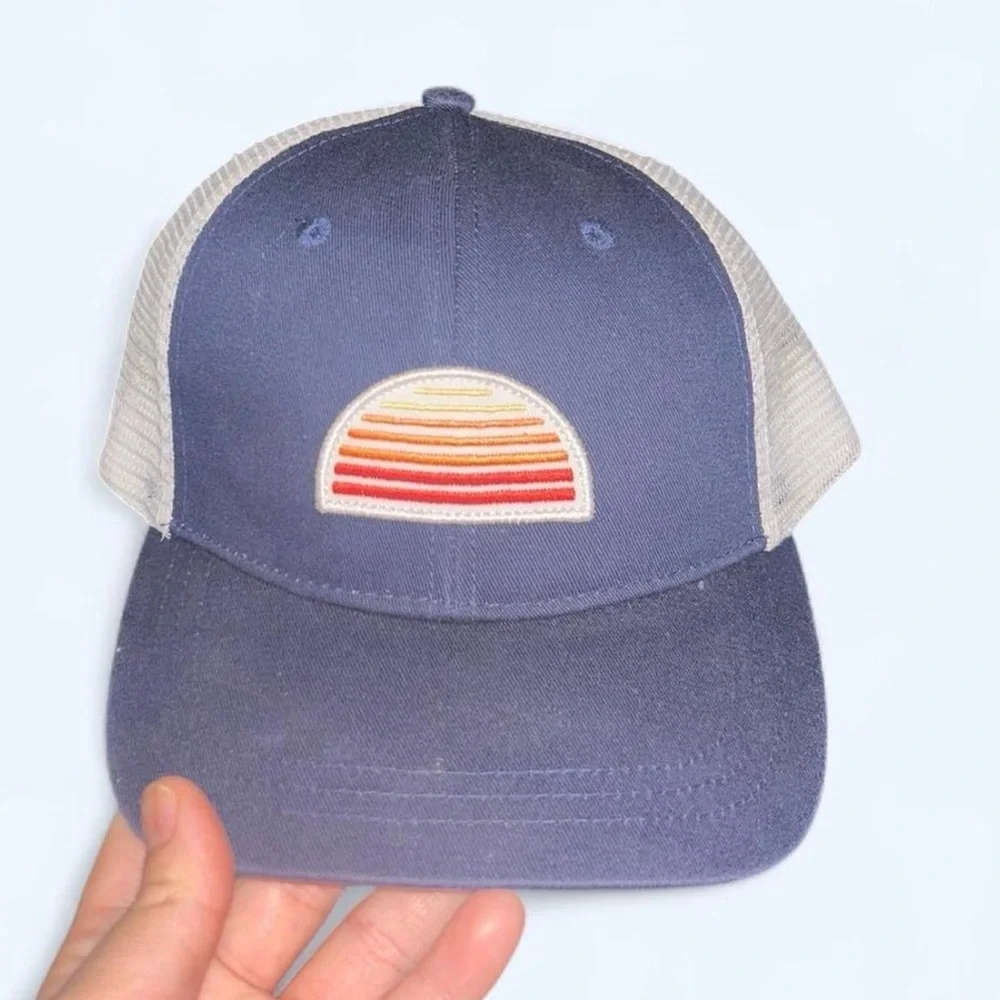 J. Crew White Mesh Trucker Hat